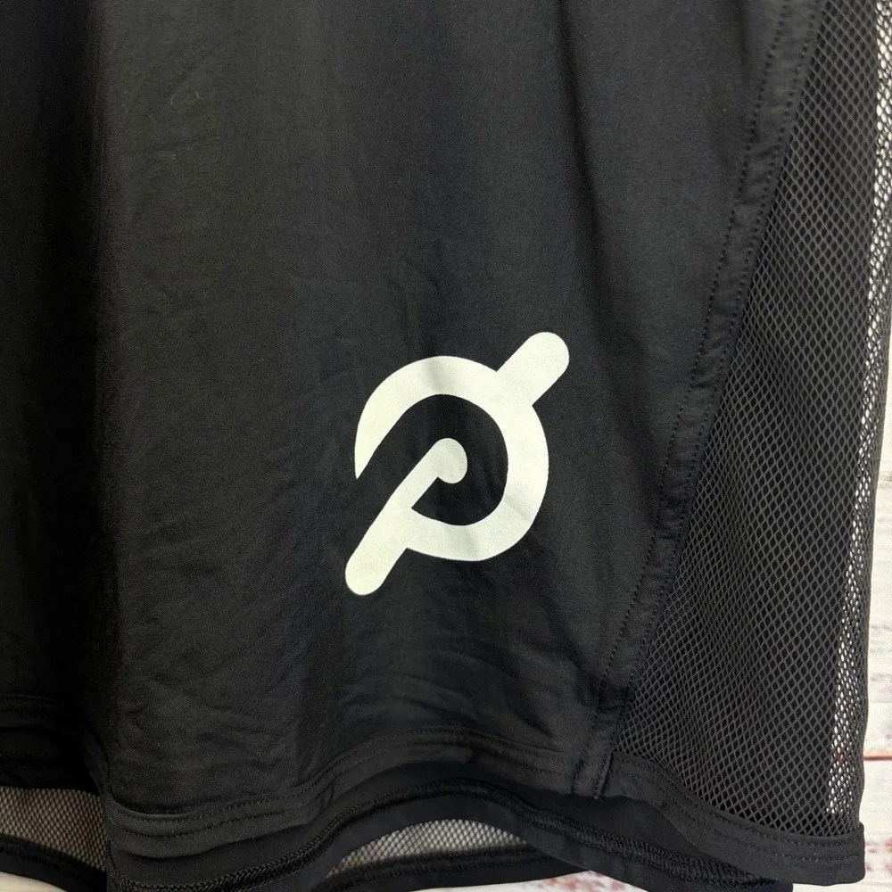 Lululemon x Peloton Black Mesh In Motion Racerback Tank Top Size 12 Tank